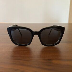 Pre-owned Warby Parker Aubrey Sunglasses in Jet Black
